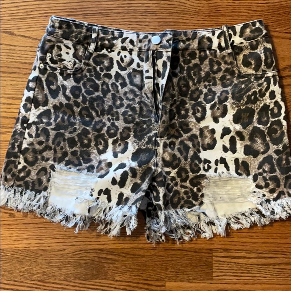 Cheetah Print Shorts